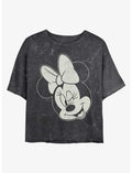 Disney Minnie Mouse Minnie Wink Mineral Wash Crop Girls T-Shirt