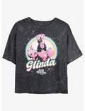 The Wizard Of Oz Iridescent Glinda Mineral Wash Crop T-Shirt