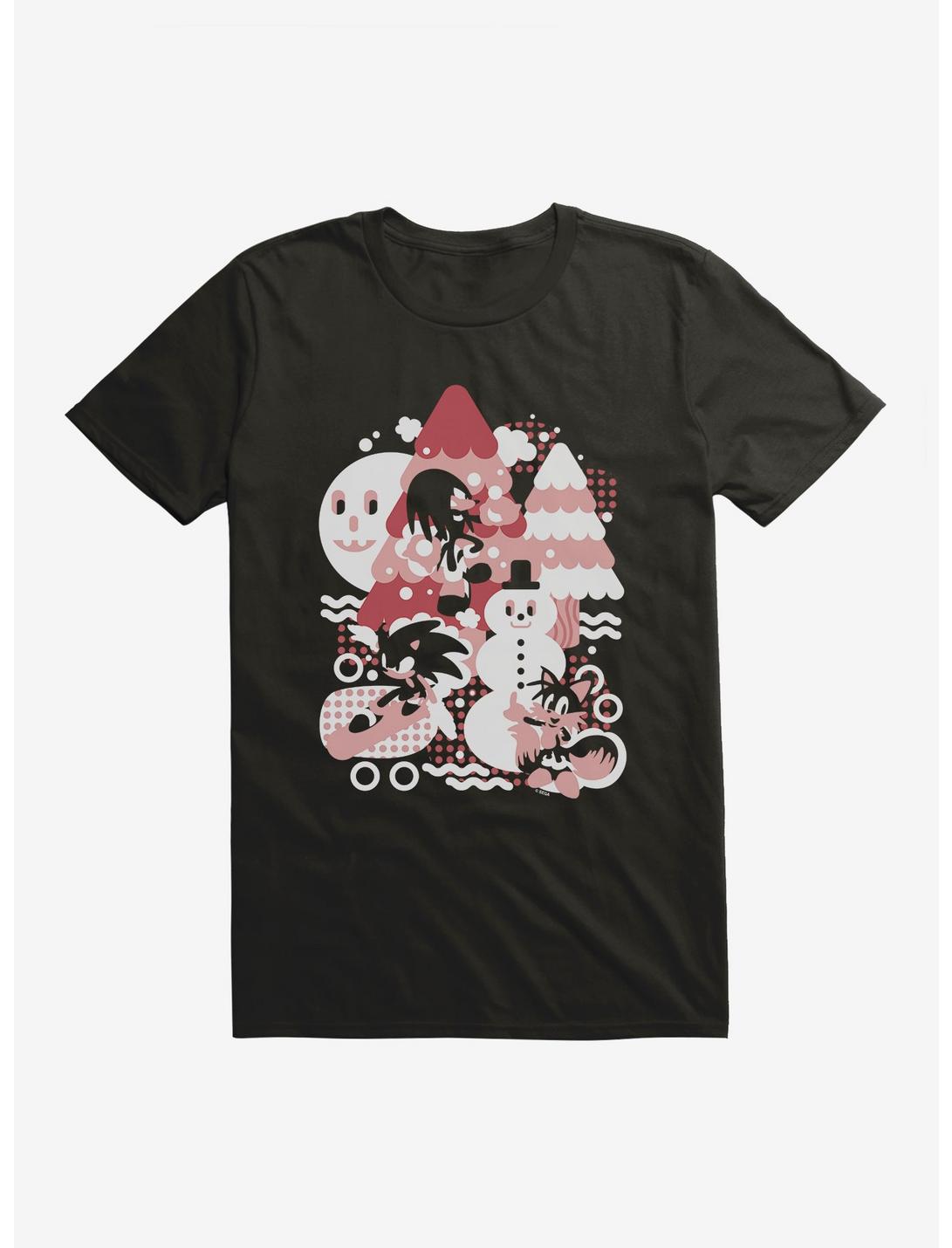 Sonic The Hedgehog Winter Snow Friends T-Shirt