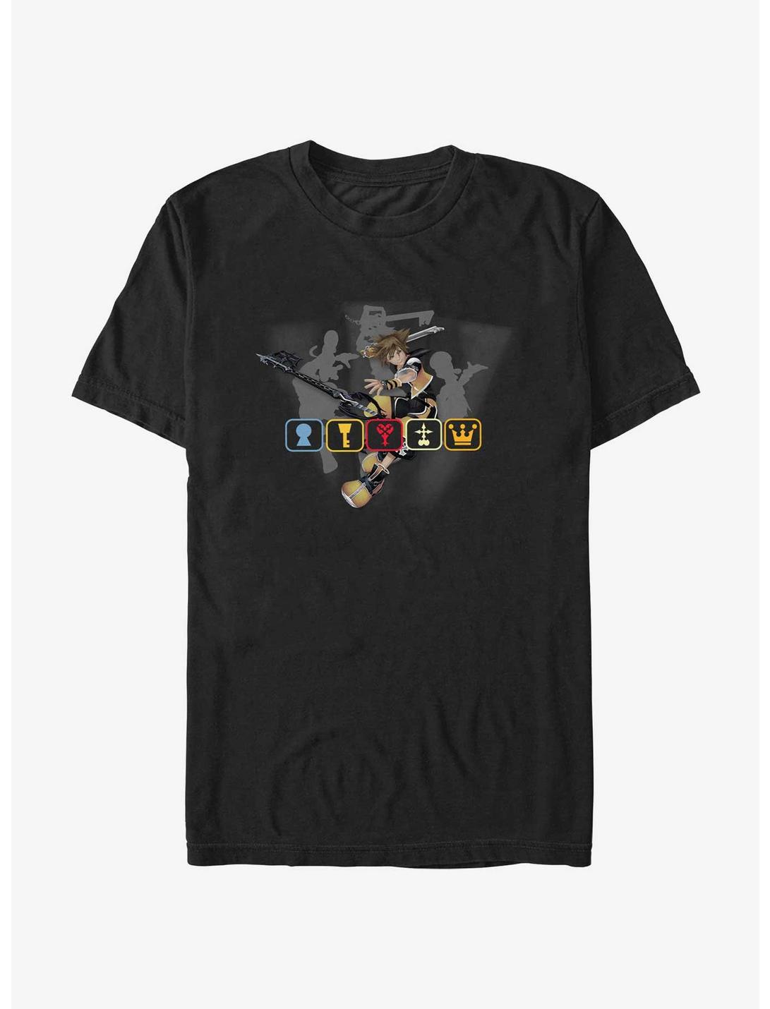 Disney Kingdom Hearts Icons Back T-Shirt