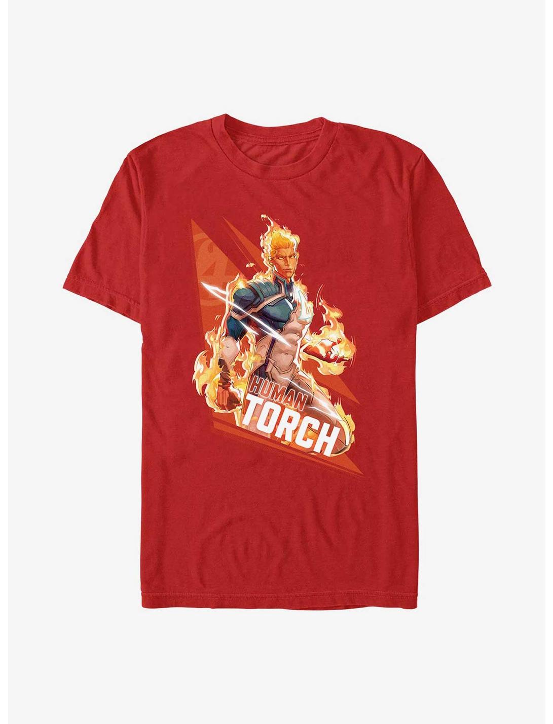 Marvel Rivals Human Torch Big Fire T-Shirt