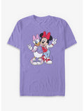 Disney Minnie Mouse And Daisy Peace Pose Garment Dye T-Shirt