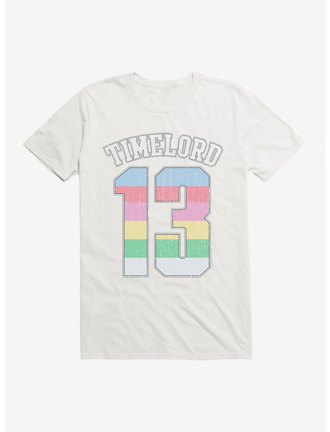 Doctor Who Thirteenth Doctor Time Lord 13 Rainbow T-Shirt