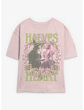 Wicked: For Good Elphaba & Glinda Heart Halves Girls Skimmer T-Shirt