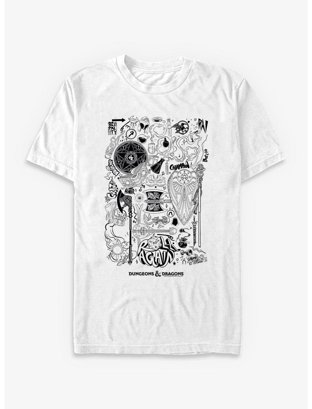 Dungeons & Dragons Doodles T-Shirt